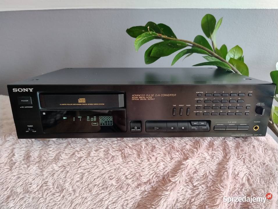 Odtwarzacz CD Sony cdp 715 z pilotem