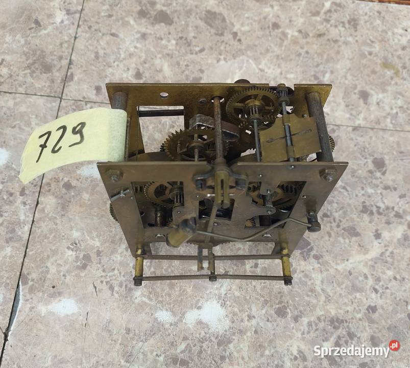 729 Mechanizm starego zegara ściennego FMS 55006 Tczew