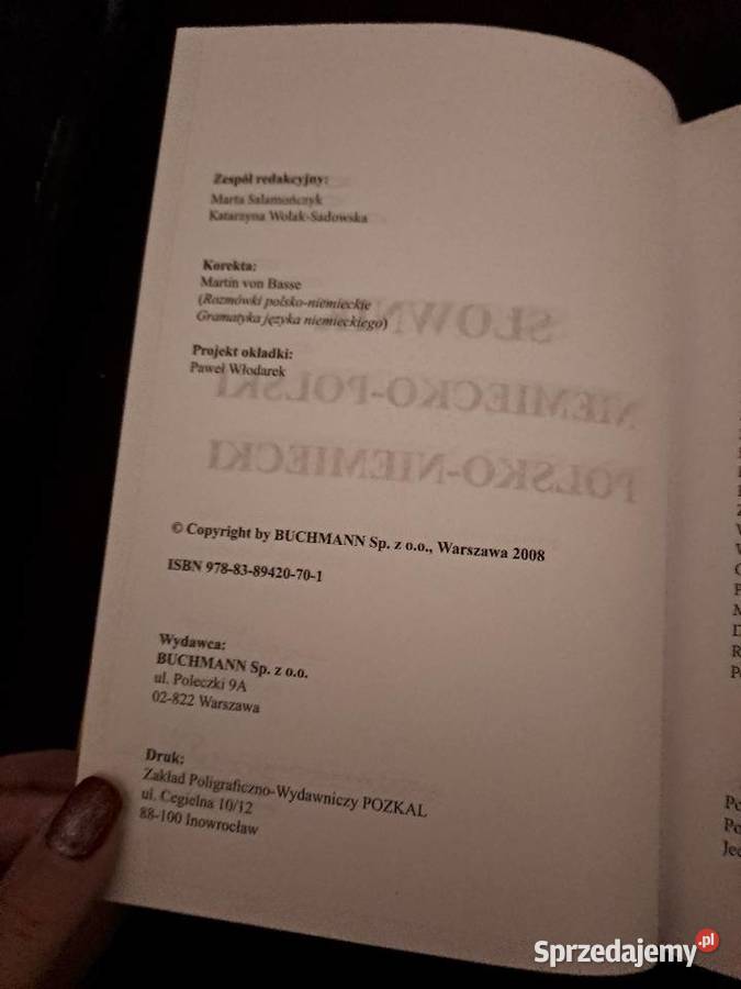 Słownik niemiecki Buchmann Wrocław