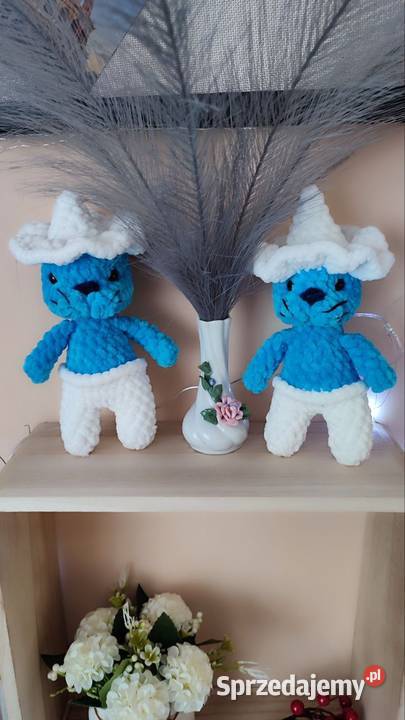 Szydełkowy zabawk szydełkowy smurfkot Kraków