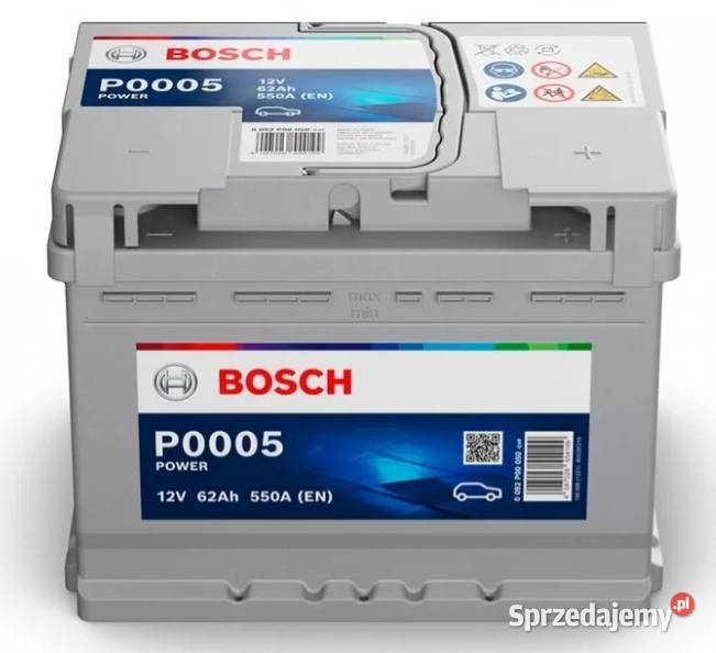 Akumulator Bosch 62Ah 550A EN P0005 CHOPINA 1 osobowe Płock