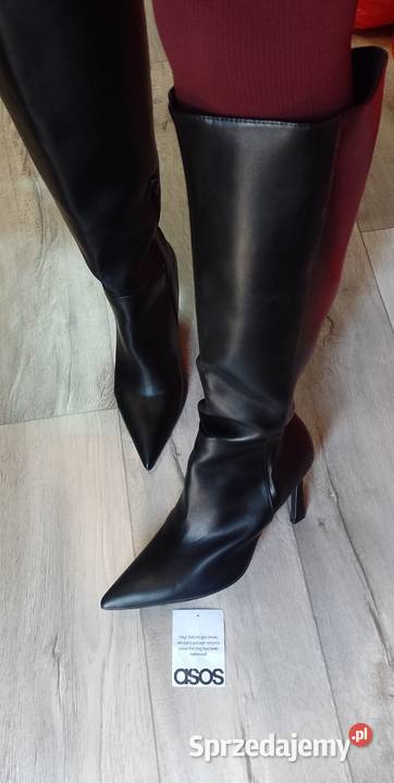 43 ASOS Design Ekskluzywne Czarne Kozaki Kozaki Kraków