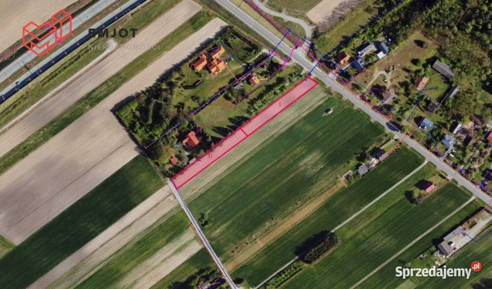 sprzedaży gruntu 1607 metrów Podłężyce łódzkie