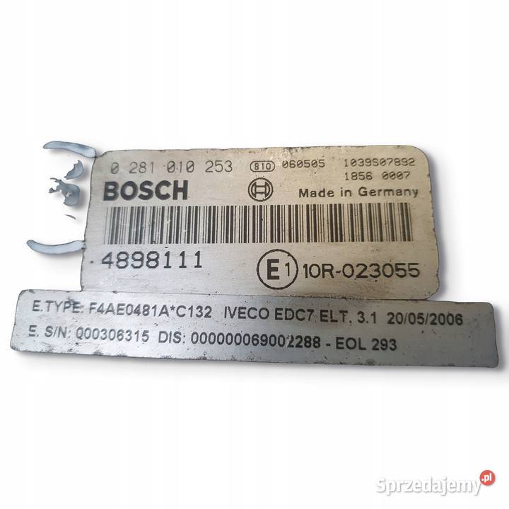 STEROWNIK SILNIKA Iveco Eurocargo 39 D TECTOR osobowe Chełm