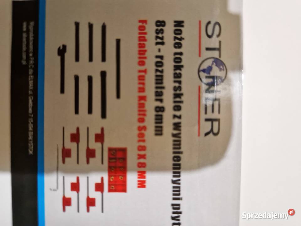 Noże tokarskie 8x8 8elm wymienne płytki toczenia wielkopolskie