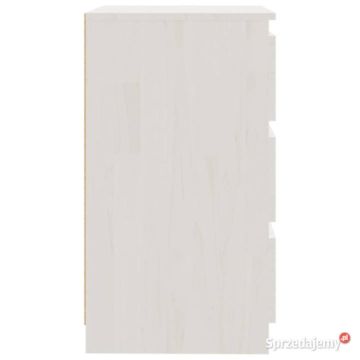 Szafka nocna biała 60x36x64 lite drewno sosnowe Warszawa
