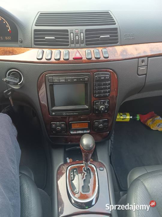 Mercedes S500 W220 V8 1999 r elektrycznie ustawiane fotele Cieszyn