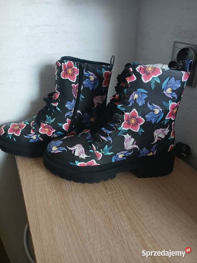 Kozaki botki w kwiaty Chrzanów