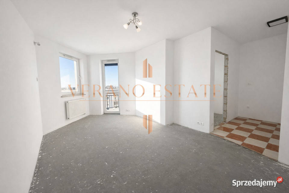 Jasne rozkładowe 2pokoje duży balkon blok Warszawa