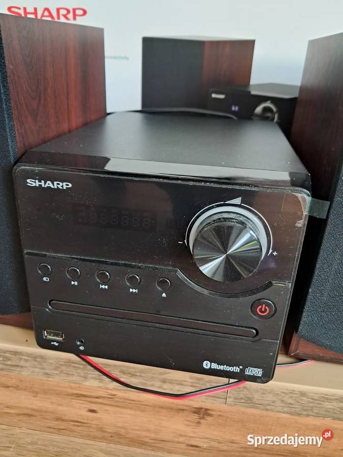 mini wieża SHARP XLB512 brązowa użyta kilka razy Wieże i miniwieże Sandomierz sprzedam
