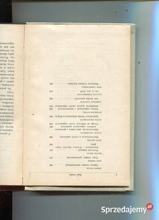 Twórcy naukowych podstaw organizacji Wybór pism Rok wydania 1972 Pozostałe Szczecin