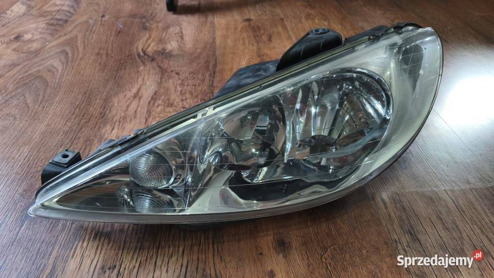 Reflektor Peugeot 206 przód strona lewa oryginał Mosina
