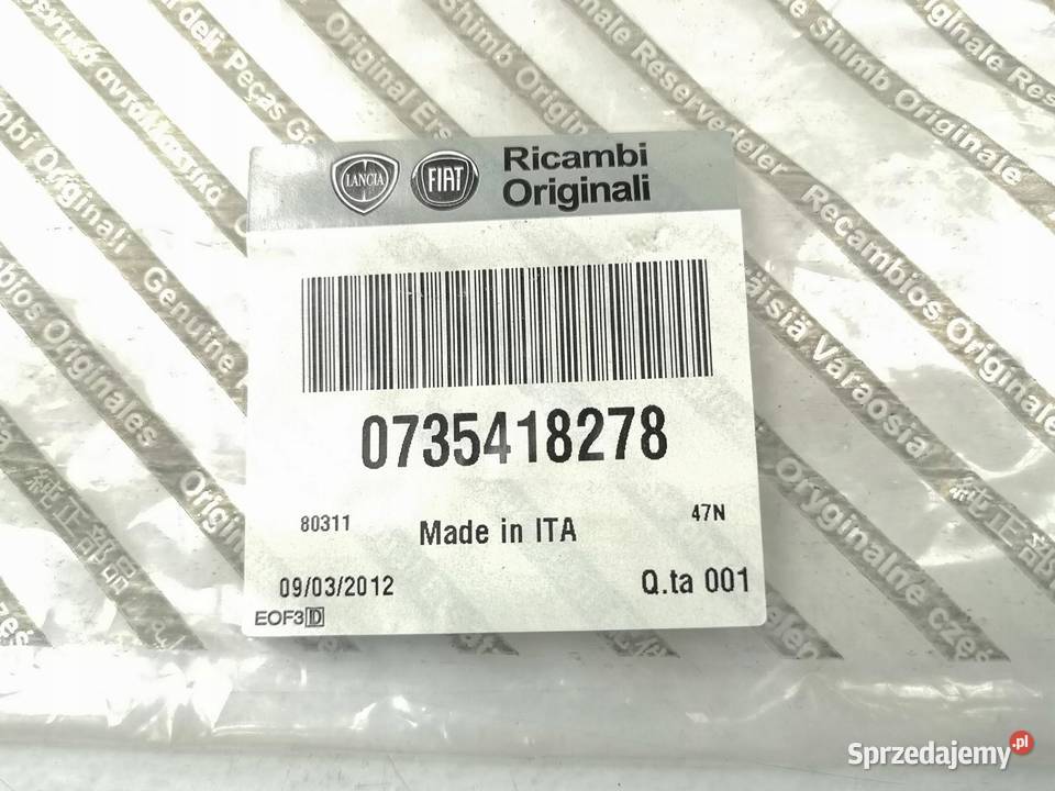 NAKŁADKA PROGU LEWY PRZÓD WEW FIAT GRANDE PUNTO