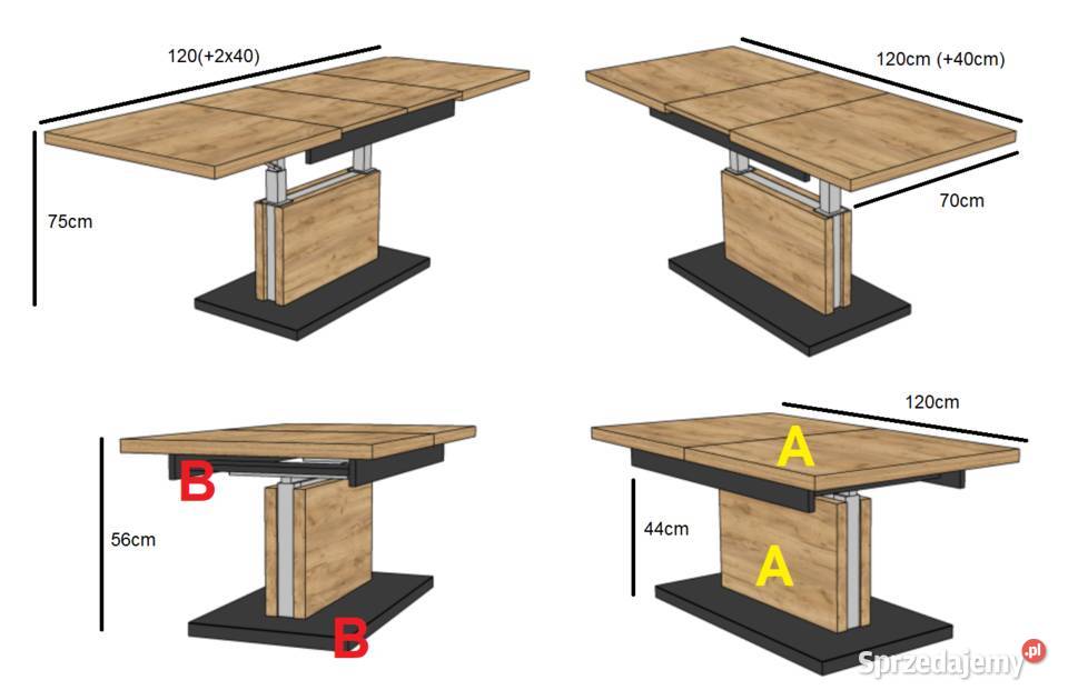 Ławostół Ława L582 rozkładana do 200 podnoszona Radomsko sprzedam