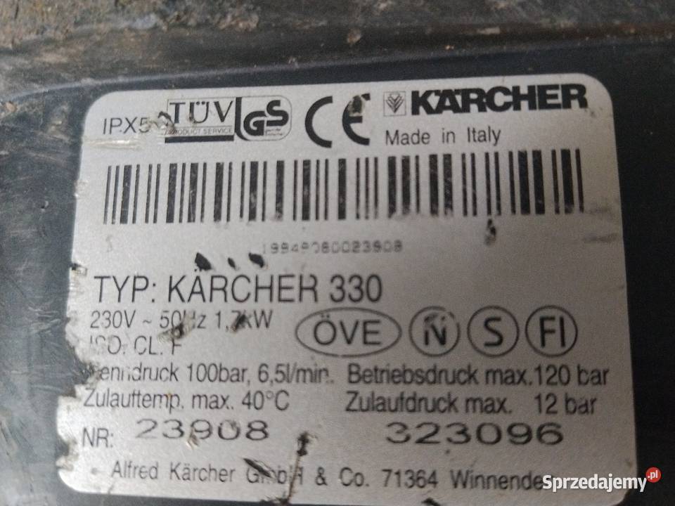 Karcher myjka 330 Silnik z pompą Jawor