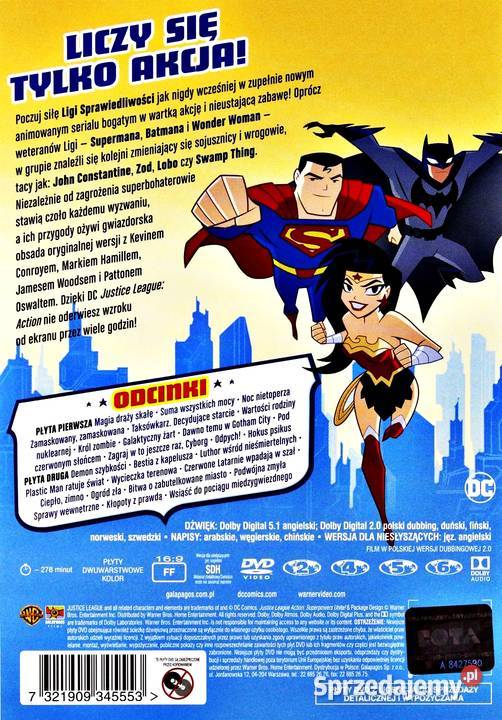 DC JUSTICE LEAGUE ACTION ZJEDNOCZENIE SUPERMOCY