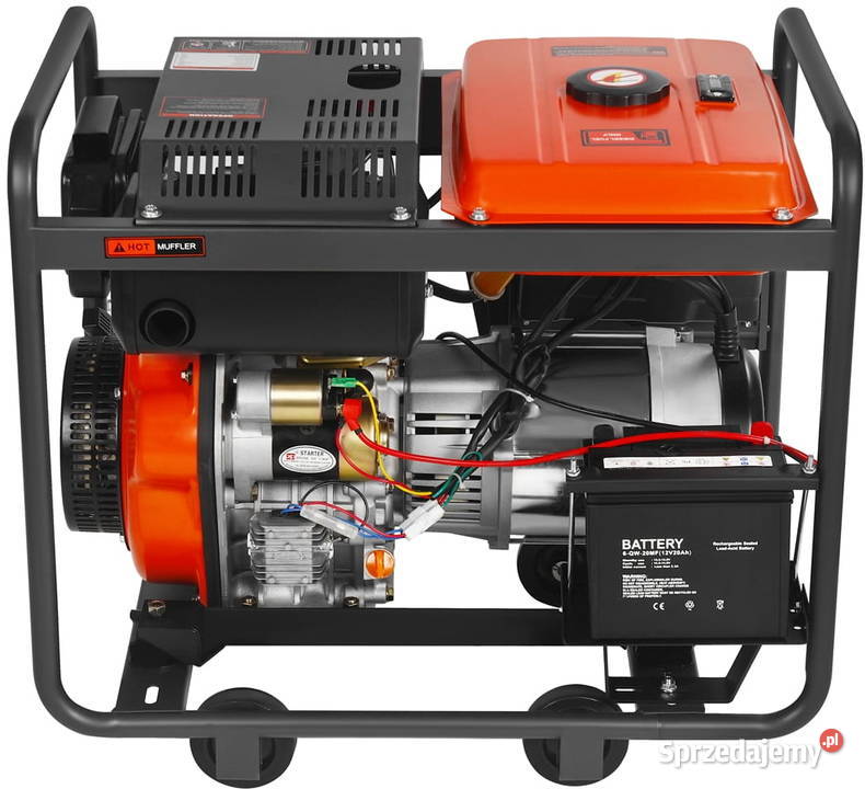 Agregat prądotwórczy DIESEL 7kW 230400V KD3243 sprzedam