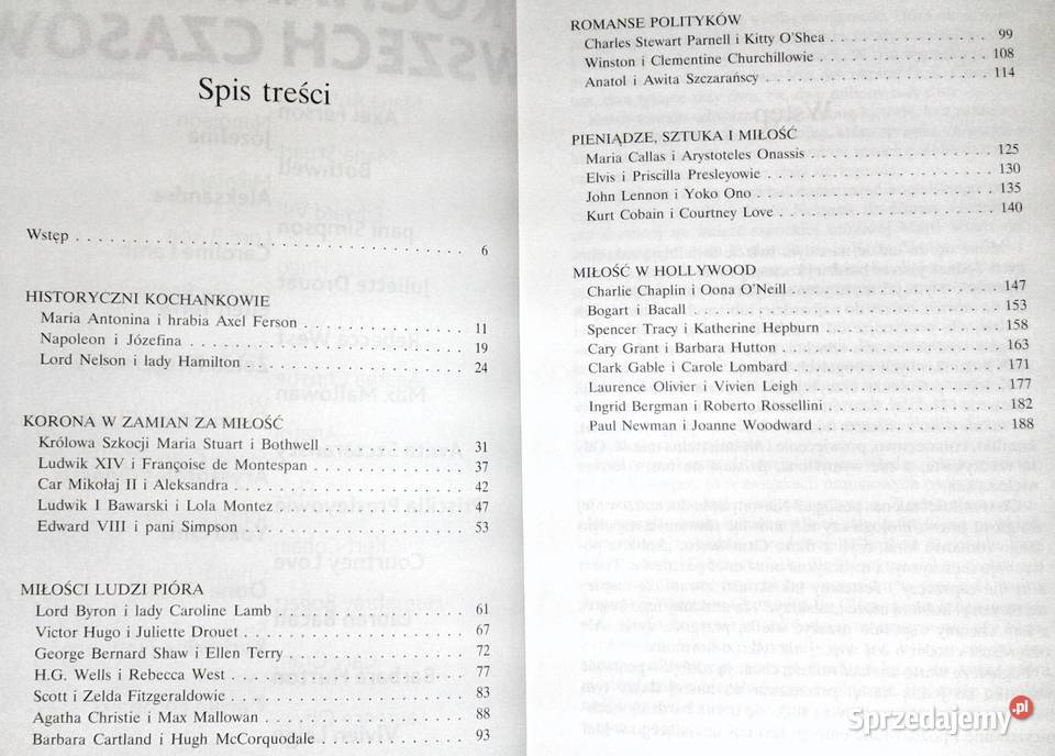 Kochankowie wszechczasów Megan Gressor Kerry Książki i Podręczniki Chełm