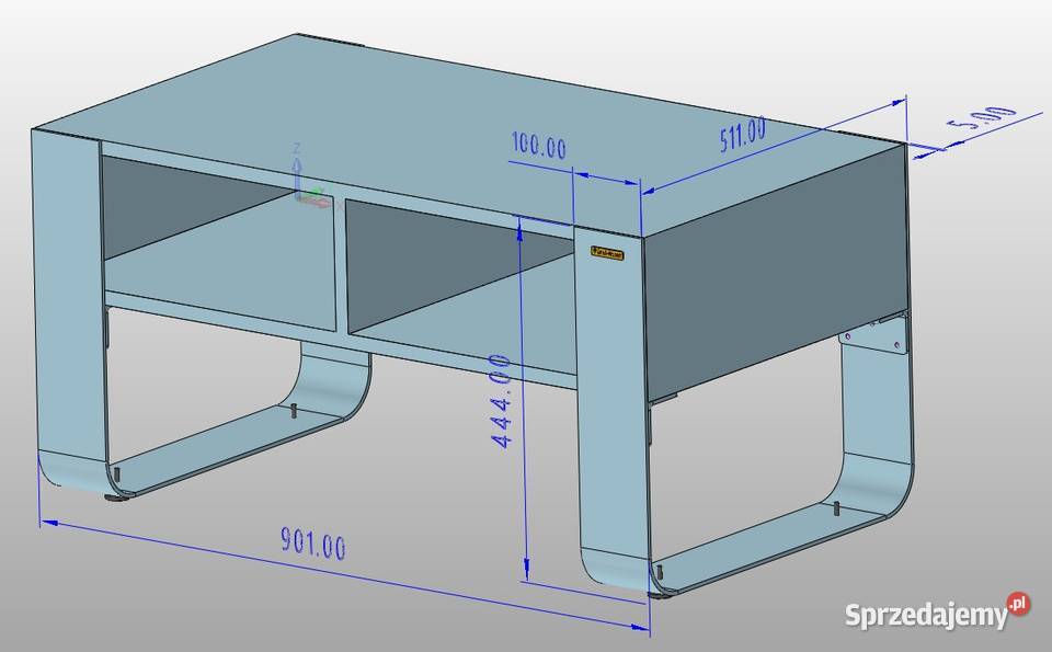 Stolik kawowy stalowe nogi sztywne stabilne Jeżowe sprzedam