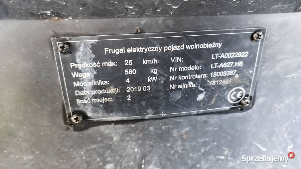 MELEX FRUGAL pojazd elektryczny golfowy łódzkie Załęcze Małe
