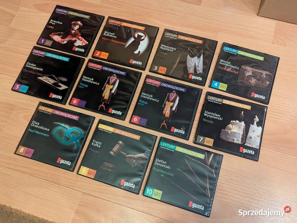 Lektury obowiązkowe Audiobooki CD MP3 Gazeta Gdynia