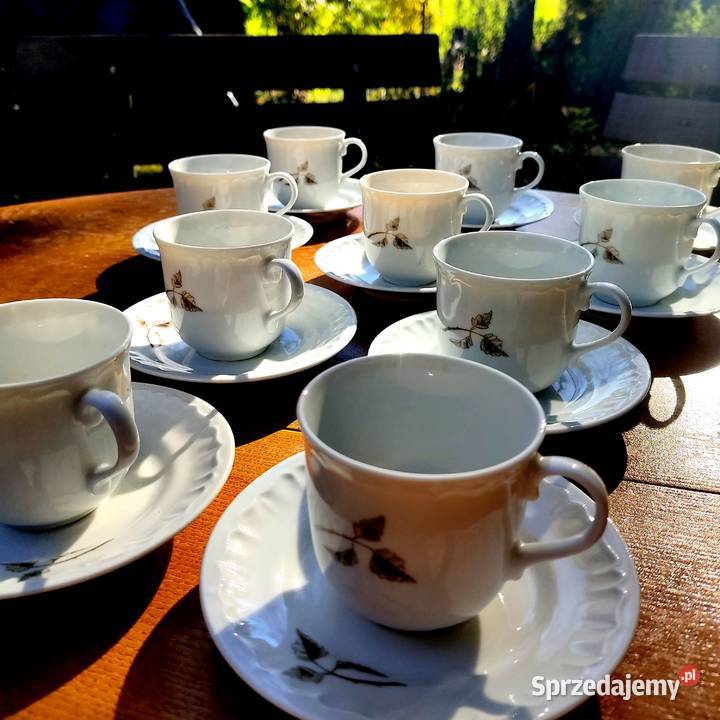 stare porcelanowe filizanki Bogucice 10os