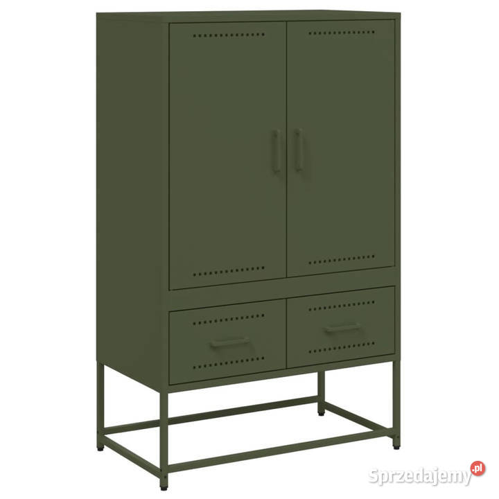 Szafka oliwkowa 68x39x1115 stalowa WM846612 Warszawa