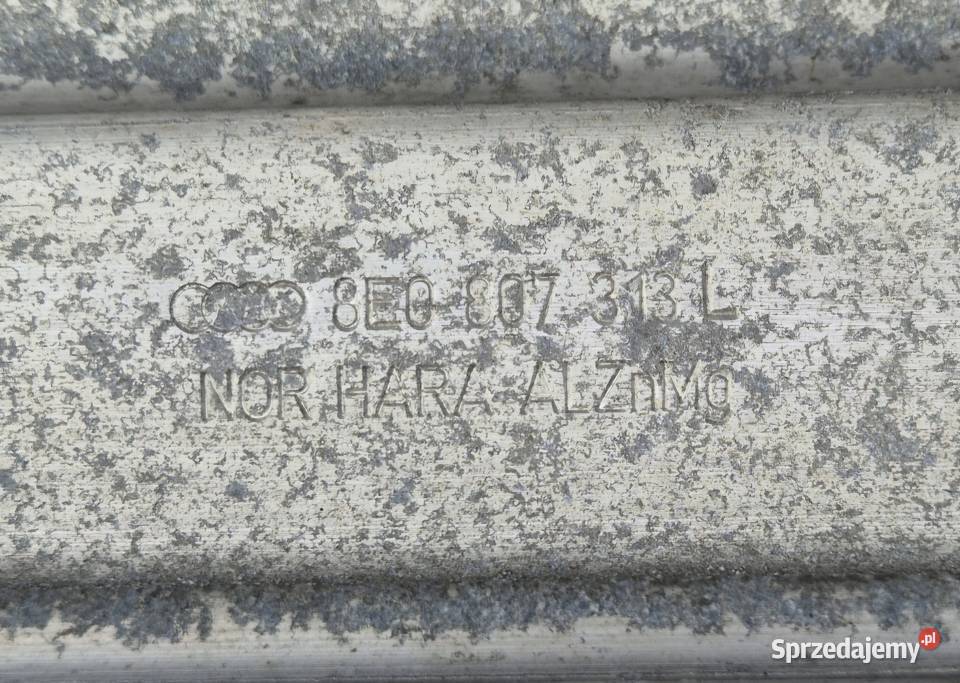 BELKA WZMOCNIENIE ZDERZAKA TYŁ AUDI A4 B6 A4 B7 świętokrzyskie Działoszyce sprzedam