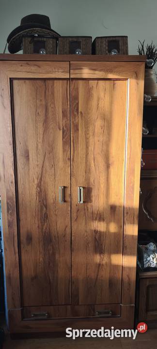 Elegancka szafa dąb rustykalnomiodowy 190x88x58 Kraków