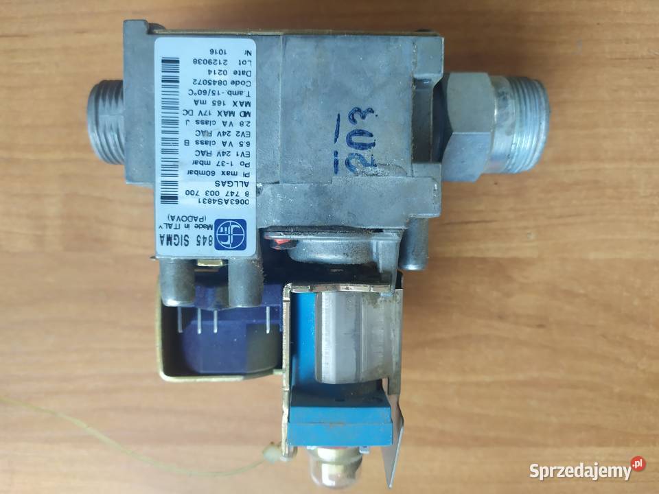 Armatura gazowa Junkers ZWE 244MFK 845 Sigma stal Piece i kominki Grabówka