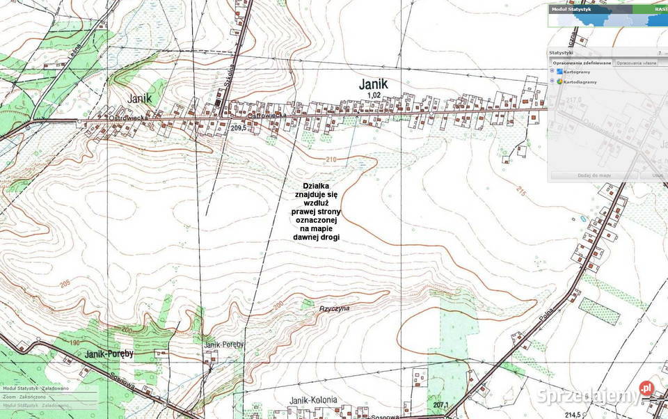 Na sprzedaż działka 175 ha Janik gmina Kunów Sprzedaż