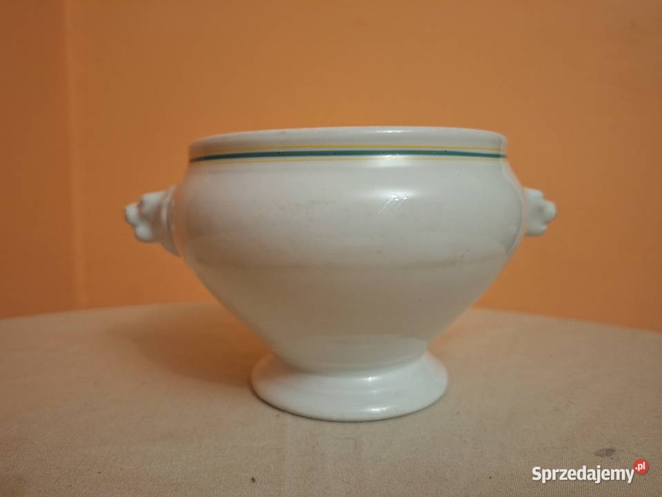 Biała waza porcelanowa Schnwald Szubin