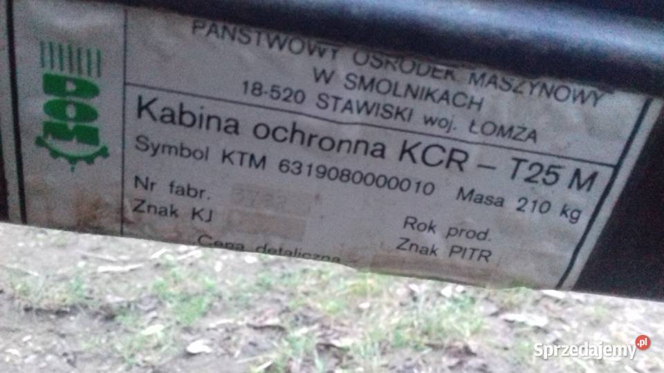 Kabina T25 koja smolniki Vladimirsky Motor-Tractor Plant