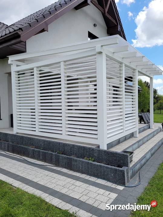 Pergola zadaszenie taras drewno BSH ruchome Warszawa