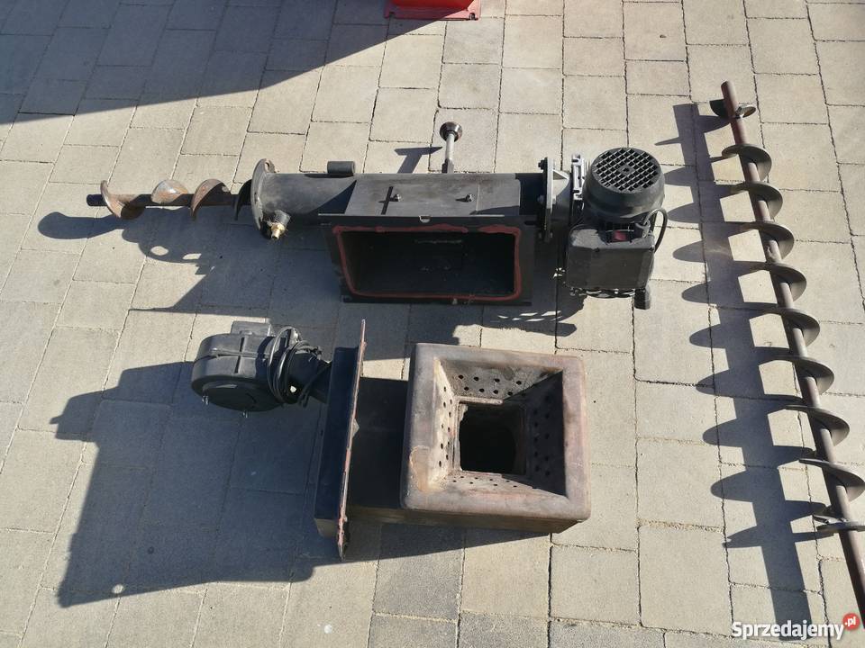 Podajnik opału zasobnik na ekogroszek sterownik stal