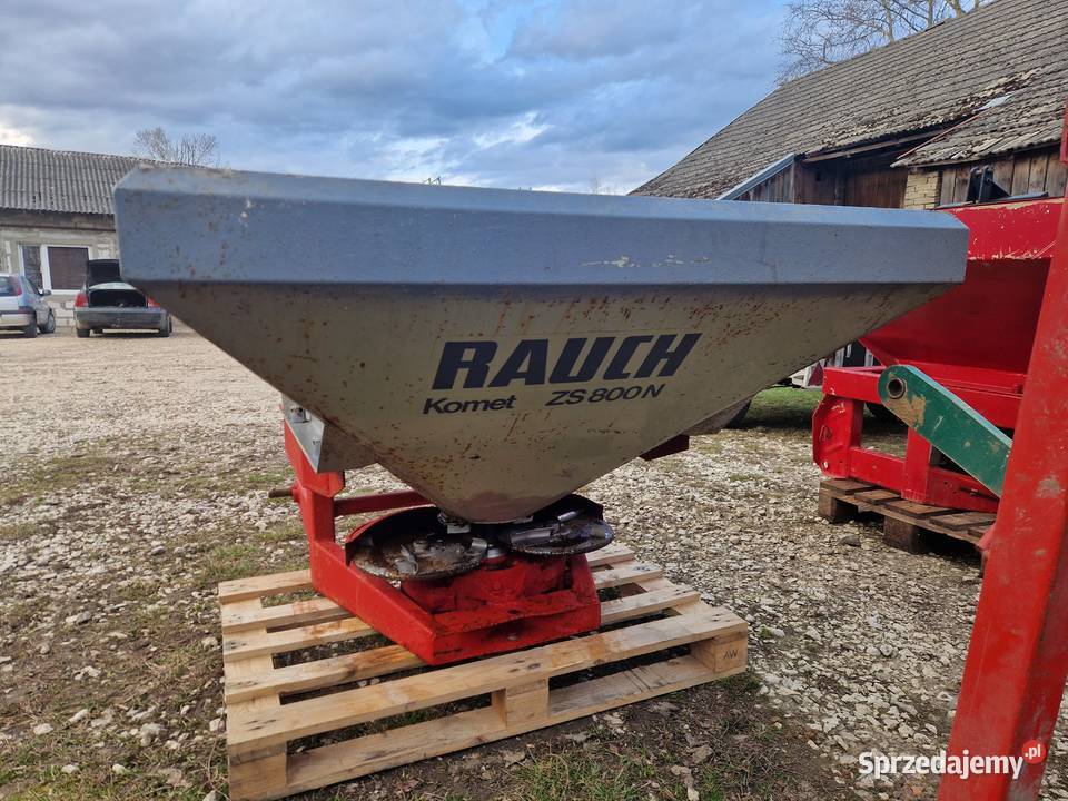Rozsiewacz nawozu Rauch ZS800N 800L Szczucin sprzedam