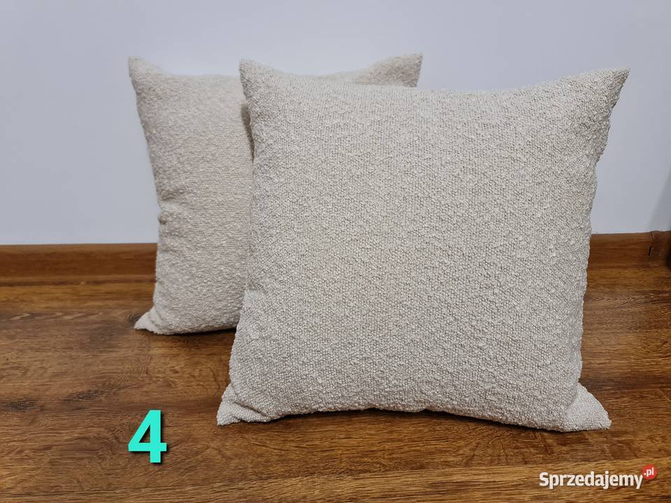 Poszewki na poduszki 40x40 BOHO beż bukla wielkopolskie Kępno