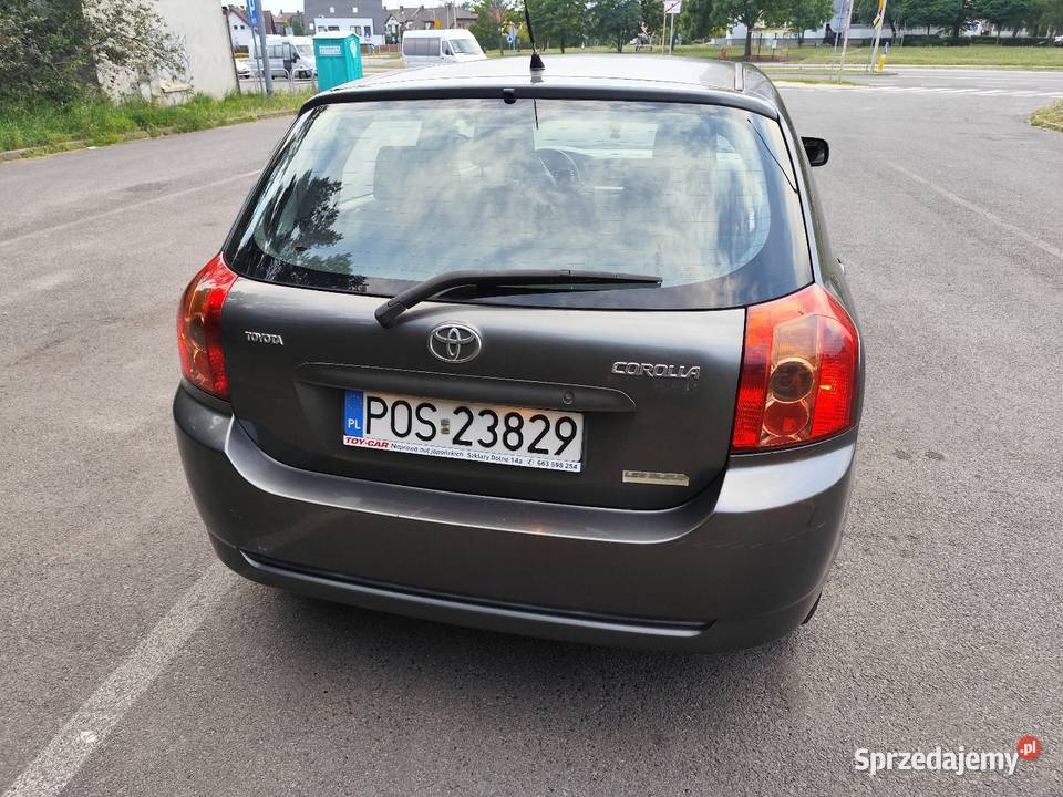 Toyota Corolla niski przebieg elektryczne lusterka Lubin