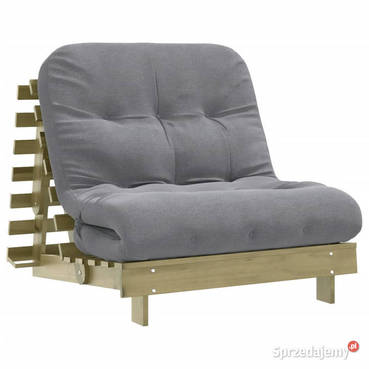 Sofa rozkładana futon z materacem 80x206x11 mazowieckie Warszawa