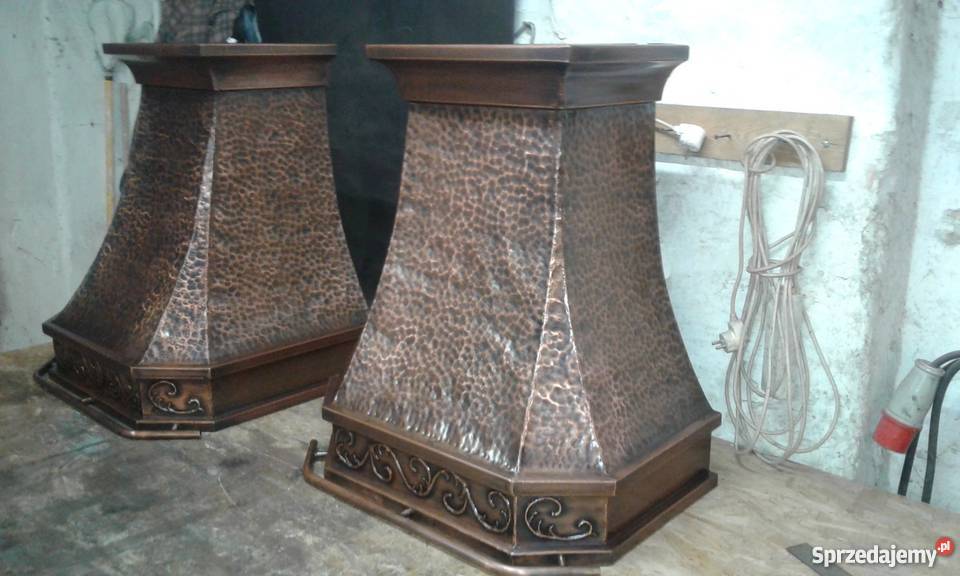 Okap kuchenny miedziany okap miedziany copper dolnośląskie Dzierżoniów