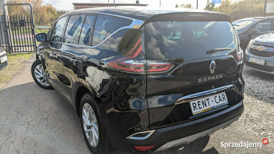 Renault Espace 16dCi180OPŁACONY Bezwypadkowy Rok produkcji 2017 Częstochowa