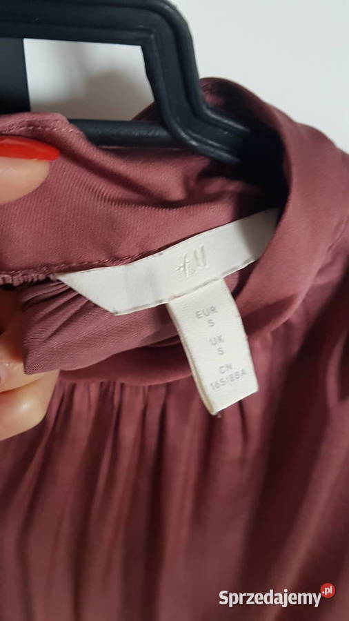 Bluzka ze stójką HM S róż antyczny Nowy Sącz sprzedam