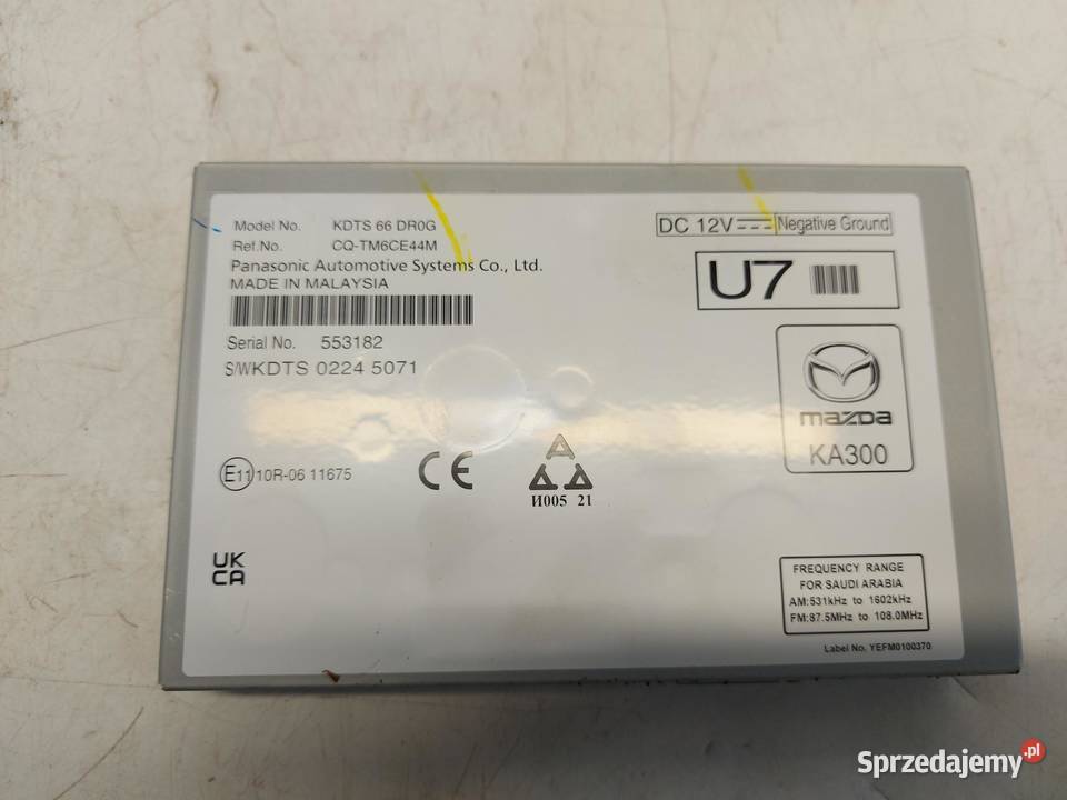 Mazda CX5 II Lift MODUŁ STEROWNIK KDTS66DROG Części samochodowe