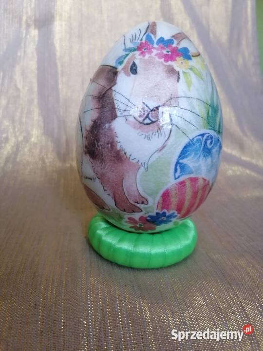 Jajko pisanka hand made ozdoba stroik Sierpc