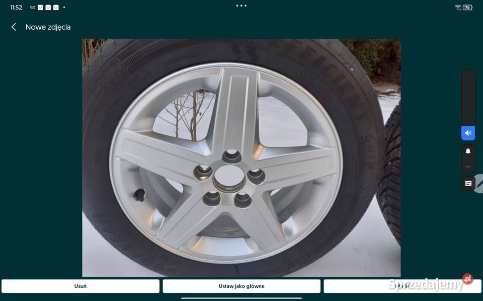 Volvo oryginalne alufelgi 16 2 sztuki 5x108 Gliwice