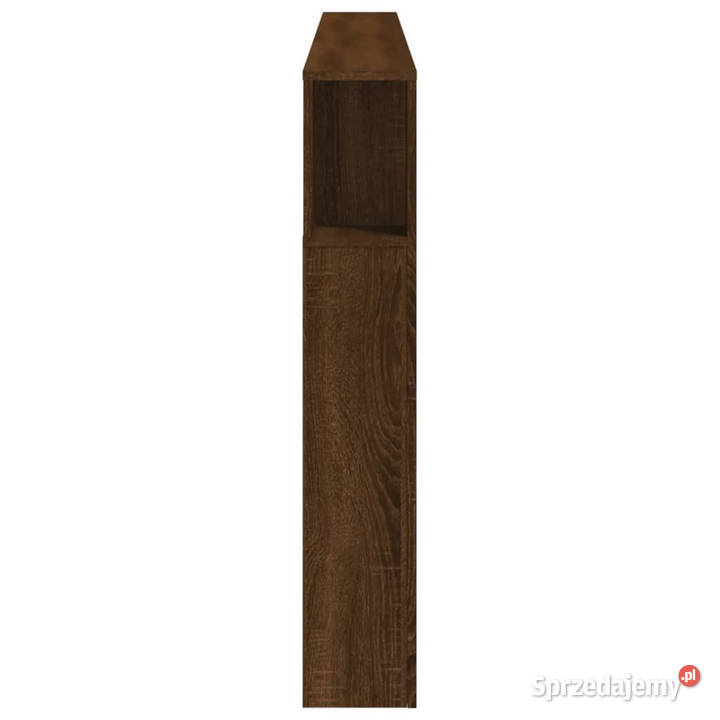 Wezgłowie łóżka z LED brązowy dąb 220x185x1035 Warszawa