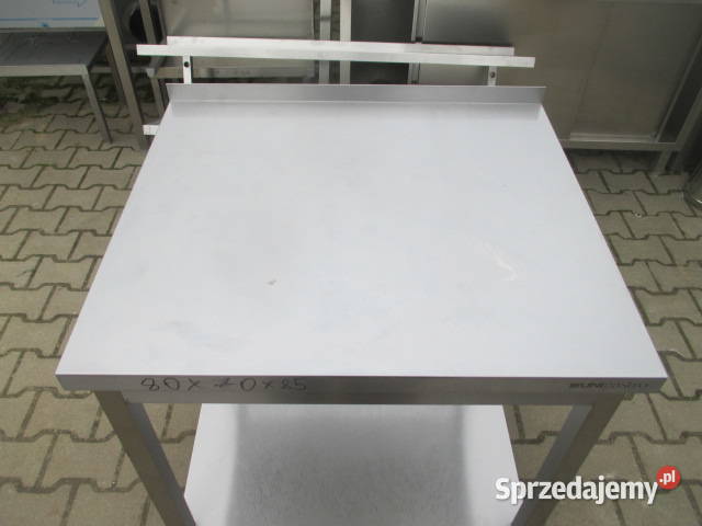 STÓŁ GASTRONOMICZNY Z PÓŁKĄ PRZYŚCIENNY 807085 Ostrów Wielkopolski sprzedam