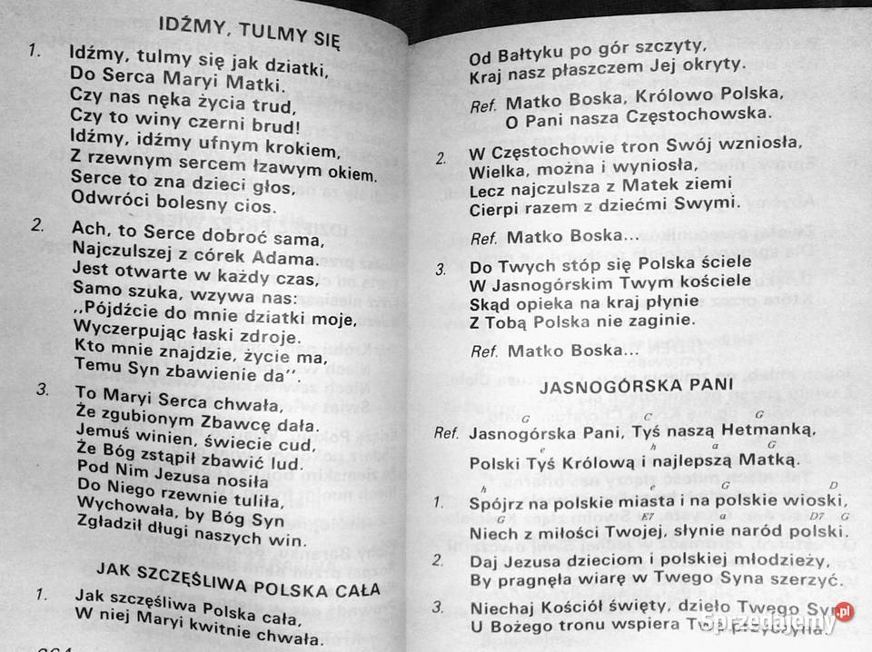 Śpiewnik pielgrzymkowy O Szczepan W Kośnik Rok wydania 1988 sprzedam