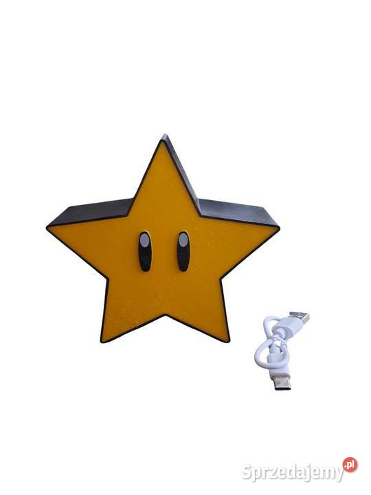 Lampka gwiazdka Super Mario Pokój dziecięcy Kraków sprzedam