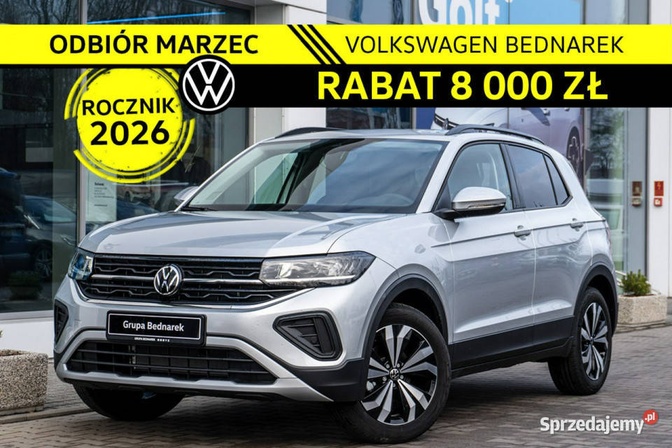 Volkswagen TCross Life Plus 10 TSI 95 Odbiór centralny zamek Łódź